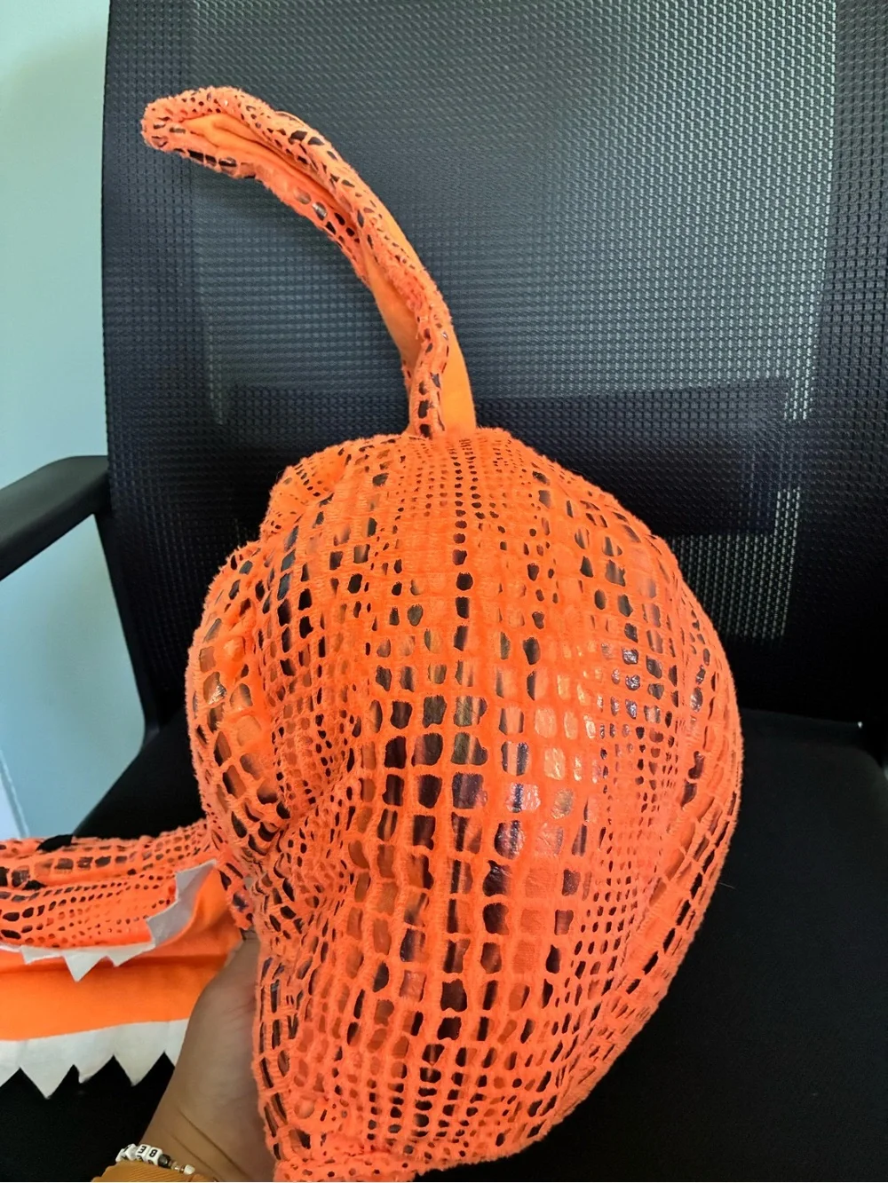 Pottery Barn Kids Orange Pterodactyl Dinosaur Halloween Costume HEAD ONLY - Picture 5 of 7